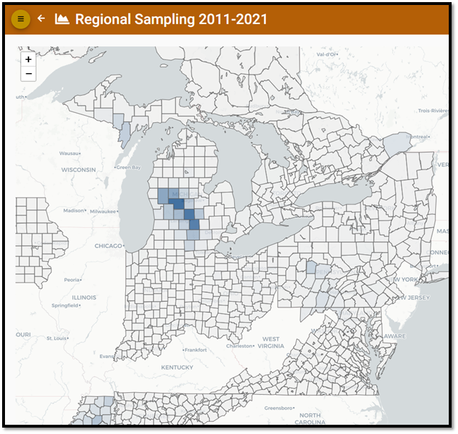 Regional Sampling Visualization